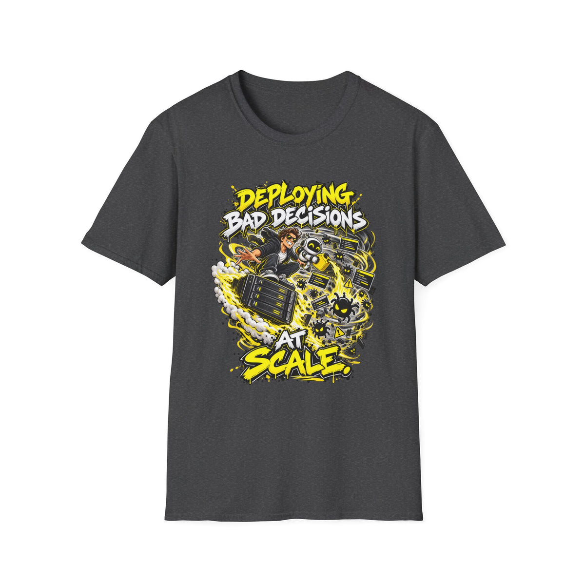 Deploying Bad Decisions at Scale Graphic T-Shirt